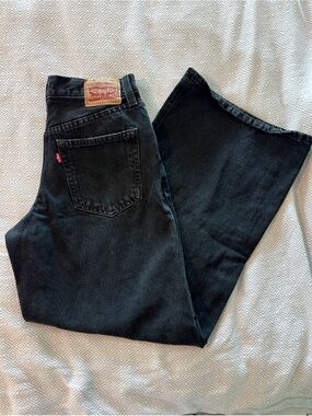 Levi's '94 Baggy Wide Leg Jeans in Washed Black